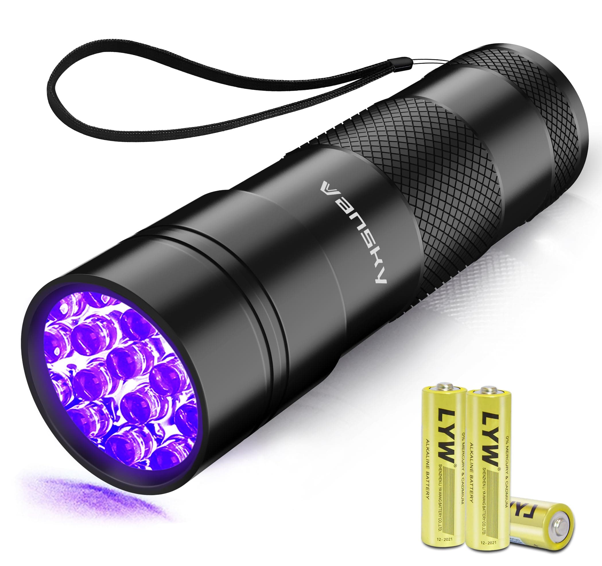 Vansky Black Light UV Flashlight for Pet Urine & Dry Stains On Carpets