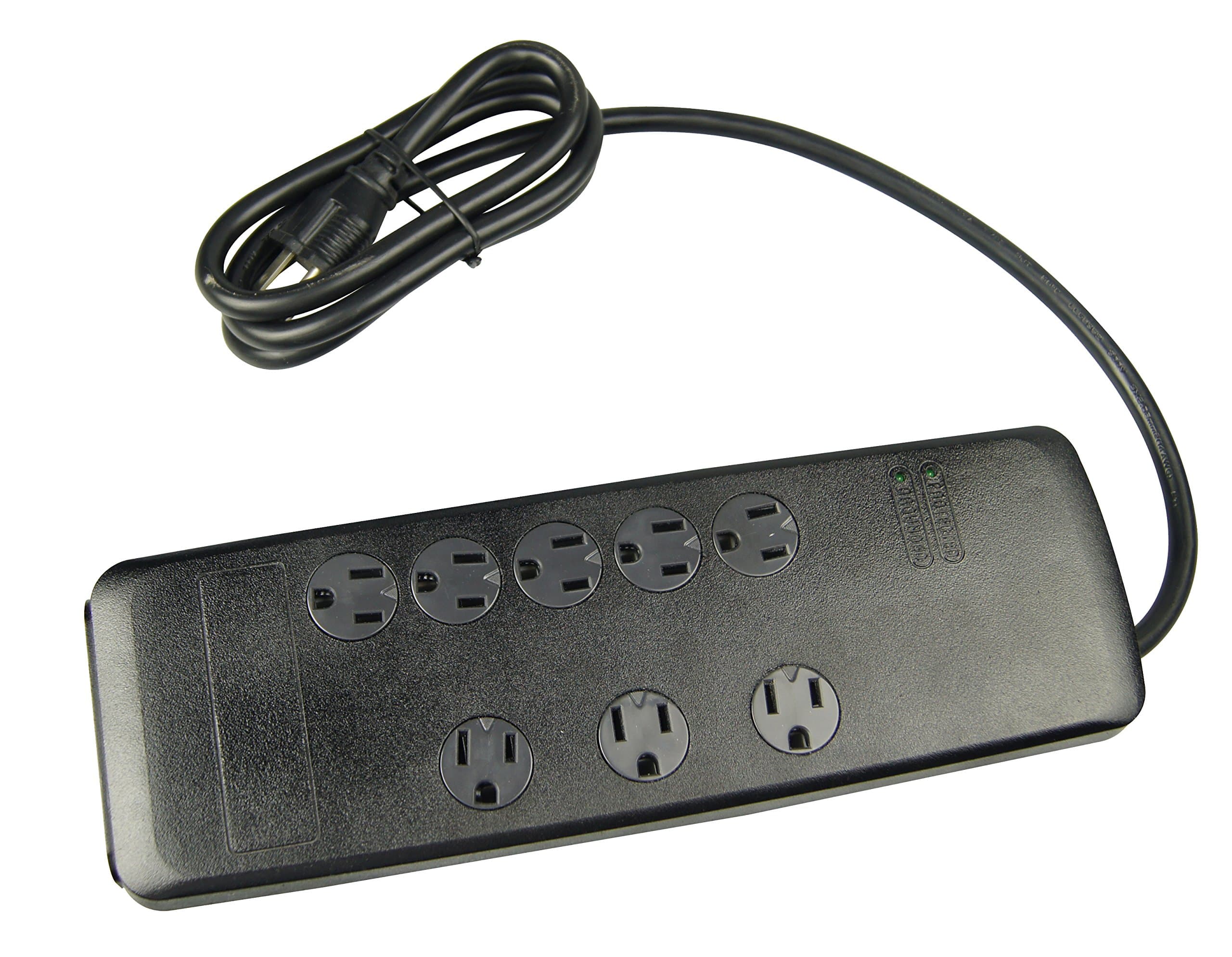 Surge Protector for Home/Office with Safety Overload Protection, 8 Outlets, 3540J, 6 Ft Cord, Black